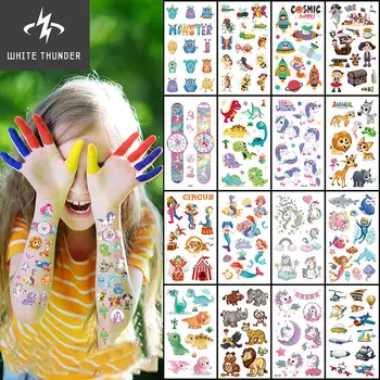 10 Folhas Kawaii Unicórnio Adesivos Crianças Scrapbooking Etiqueta Animal Bonito dos desenhos animados papel de carta para a Menina Menino de Presente de Aniversário
