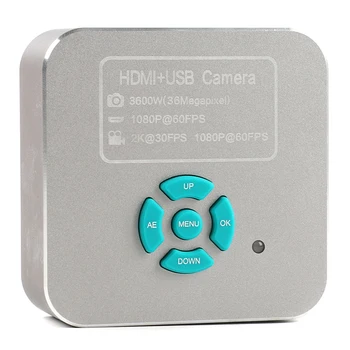 1080P 36MP 2K USB, HDMI Industrial Eletrônica Digital Microscópio de Vídeo da Câmera TF Gravador de Vídeo Para a placa do Telefone de Reparo de Solda