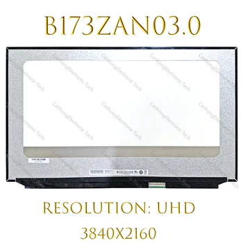 17.3 Polegadas UHD 3840x2160 Slim 40Pins B173ZAN03.0 Tela de exposição do LCD do Painel