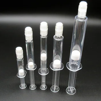 1ml luer lock plástico seringa preenchida de cosméticos seringa fonte da fábrica a preço de atacado 100pcs/monte frete grátis.