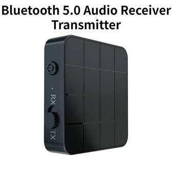 2 em 1 Bluetooth 5.0 Receptor de Áudio do Transmissor KN321 AUX RCA 3,5 MM Jack 3.5 USB de Música Estéreo de Adaptadores sem Fio Dongle