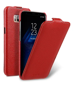 2020 Novos Negócios Flip Cover Para Samsung S8 Real Genuíno Couro De Grão Integral De Couro Do Telefone Caso Sacos Para Samsung Galaxy S8 Plus