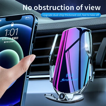 2022 N520 Carro Titular do Telefone Para o Carro de Ventilação de Ar/CD Slot de Montagem do Suporte do Telefone Stand ForiPhone Samsung Metal Gravidade do Telefone Móvel