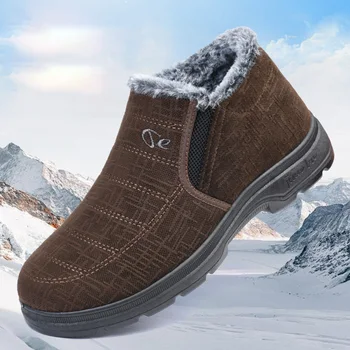 2022 Novos Sapatos Casuais Homens Tênis Exterior Sapatos Mocassins Homens Sapatos Confortáveis Calçado Masculino Inverno Luz Quente Botas