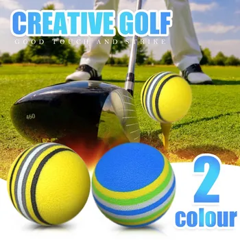 20Pcs/Pack de Golfe Faixa de Espuma de Baloiço do arco-íris Esponja Práticas de Formação de Bolas de Bola desportivo de grandes dimensões Bolas de Tênis para Cães