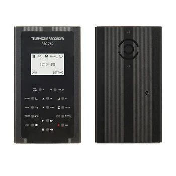 32GB Phone Call Recorder,Automático/Manual de Telefone do Dispositivo de Gravação com Gravação de Loop,alto-Falante Externo e Carimbo de Data/Hora