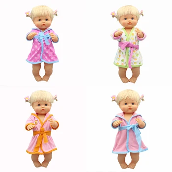 4 roupão de banho de estilo boneca Roupa Apto para 42cm Nenuco Boneca Nenuco su Hermanita Boneca Acessórios