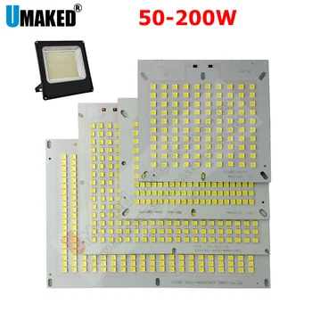 50-200W 5054 Total de Energia do Projector do DIODO emissor de origem, SMD Chip led placa do PWB da placa de Alumínio para o exterior da lâmpada do gramado de luz da luz da baía