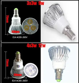 9W 12W 15W lâmpada GU10 bulbo do diodo emissor de luz da luz do ponto bombillas diodo emissor de luz GU10 lamparas focos led alcachofa luces luz led iluminacion barato 220V