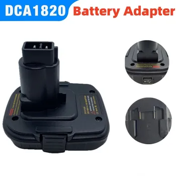 Adaptador de bateria Para Dewalt 18V/20V Li-ion Converter Para o Ni-Cad DCB200 Para Dewalt 18V Bateria de Níquel NI-CD Bateria DCA1820