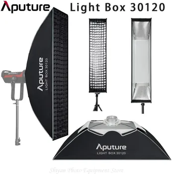 Aputure Caixa de Luz 30120 Softbox Rectangular 30x120cm Padrão Bowens de Montagem para Aputure LS120dII 300dII 300x Amaran 60x/100d/200x