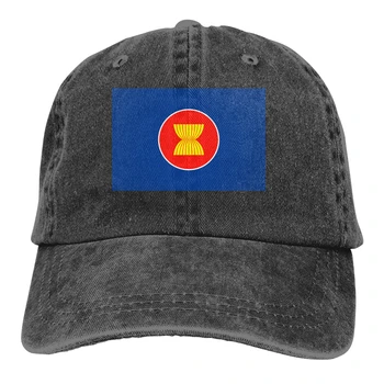 Associação das Nações Do Sudeste Asiático bandeira chapéu de Cowboy