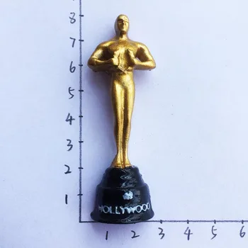BABELEMI Oscar de Hollywood, Califórnia, EUA Ímã de Geladeira Toursit Lembranças Prêmio de Academia de Ímãs de Geladeira Autocolante de Decoração de Casa