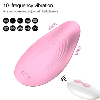 Borboleta Wearable Vibrador Vibrador para as Mulheres Masturbador Controle Remoto sem Fio ,Vibração Calcinha Orgasmo Brinquedos Sexuais para o Casal