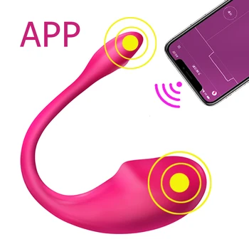 Brinquedos sexuais Bluetooth Vibrador Vibrador para as Mulheres sem Fio APP de Controle Remoto Vibrador Desgaste de Vibração Calcinha Brinquedos para Casal Sex Shop