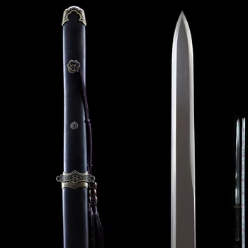 China Longquan de artesanato espada de alta lâmina de aço carbono 105 cm de comprimento de artes marciais adereços