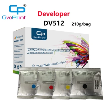 Civoprint compatível Nova DV512 Desenvolvedor para Konica Minolta bizhub C454 C554 C 224 C284 C364 210g/saco de 4 cores