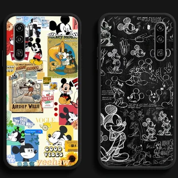 Dos desenhos animados de Disney Casos de Telefone Para o Huawei Honor Y6 Y7 2019 Y9 2018 Y9 Primeiro-2019 Y9 2019 Y9A Coque TPU Macio Carcasa Funda