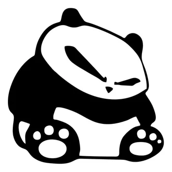 Engraçado dos desenhos animados Encantadores Panda Animal Etiqueta do Carro do PVC de Moda de pára-brisa, pára-choque Acessórios Auto Decalque Laptop Motocicleta Decoração