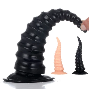 Enorme Plug Anal Grande Thread Vibrador de Brinquedos Sexuais para as Mulheres Lésbicas Masturbador Ânus Massagem Expansão Falso Pau de Homem Gay Brinquedos