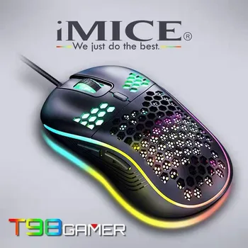 Ergonômico Mouse Para Jogos De Computador-Mouses Gamer Com Fio Portátil Usb-Cabo Óptico Ajustável Mouse Profissional Mouse Gamer