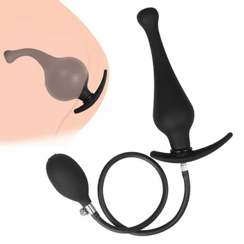EXVOID Massagem de Próstata Bomba de Ar Vagina, Ânus Dilatador Plug anal Brinquedos Sexuais para Mulheres, Homens, Gays Plug Anal Inflável Anal Beads