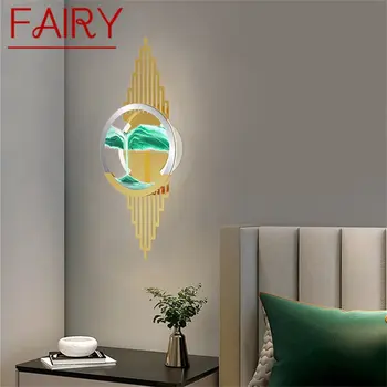 FADA Ampulheta Lâmpada de Parede LED, 3 Cores de Interior Candeeiro de Luz Criativas de Design para a Casa Moderna Decoração do Quarto de Vida