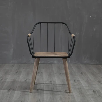 Fanchen moderno e minimalista de madeira sólida casa de jantar encosto da cadeira do computador cadeira do restaurante da cadeira do escritório de lazer cadeira de ferro fezes
