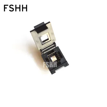 FSHH QFN16 WSON16 UDFN16 MLF16 ic teste de soquete Size=12.6mmx12.6mm Pino de inclinação=2.54 mm