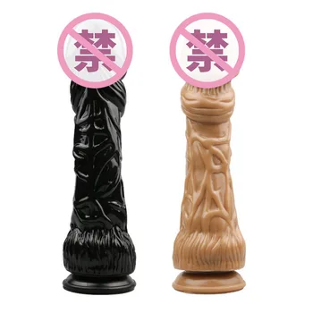 Galo enorme Adultos Brinquedos de Sex Shop Grandes Realistas Pênis Plug anal para a Mulher o Sexo Anal Brinquedos Realistas Enorme ventosa Vibrador Pau de Brinquedo