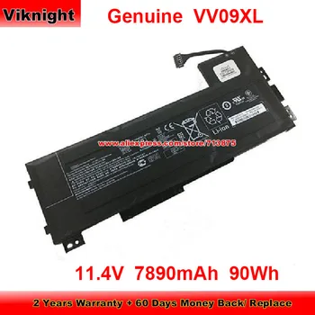 Genuíno VV09XL Bateria HSTNN-C87C para Hp ZBook 15 G3 M9R62AV 15 G4(Y4E80AV) 808398-2B1 808452-001 808452-002 11.4 V 7890mAh 90Wh