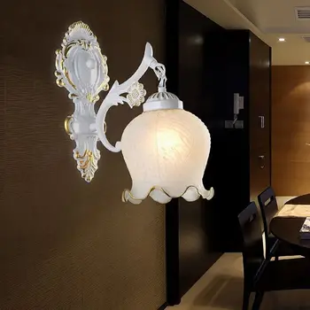 Geração de ouro do Hotel Minimalista-de-Cabeceira Corredor de Vidro, Lâmpada de Parede LED Corredor de Cabeça Única Europeia Lâmpada de Parede