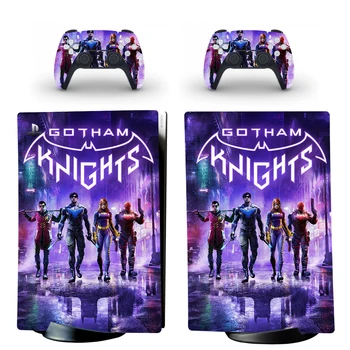 Gotham Knights PS5 Digital Adesivo de Pele Decalque Capa para Consola e de Controladores de PS5 Pele Adesivo Vinil