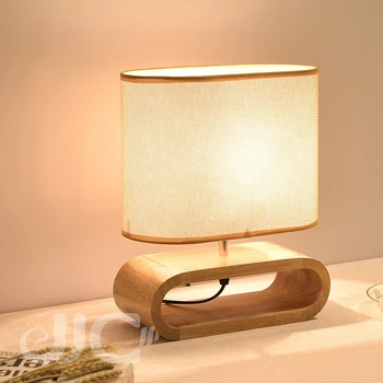 JJC Nova e Moderna, de Madeira maciça candeeiro de Mesa Para Sala de estar, Quarto de Arte de Decoração de Lâmpada de Mesa LED de Leitura do equipamento de Iluminação