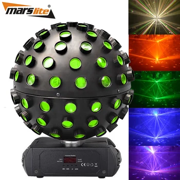 Marslite lâmpada de disko de luz 5pcs 18w RGBWA+uv 6in1LED fase efeito de luz festa de disco do diodo emissor de luz