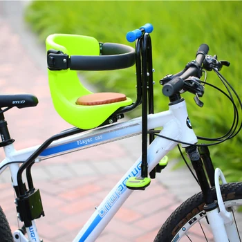 Mountain bike de estrada de assento de segurança infantil, Criança dianteira da bicicleta cadeira adequada para 0-6 anos de bebê