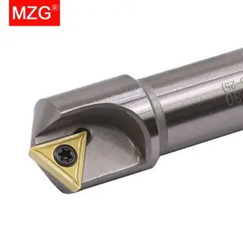 MZG SSH 60 Graus do Aço de Tungstênio de Torno CNC, Fresa Máquina TCMT Pastilhas de metal duro Titular Moinho de Extremidade de Broca, Ferramentas de Chanfrar