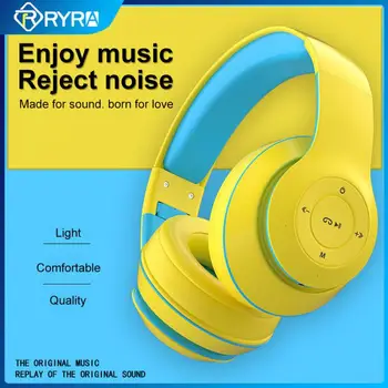 RYRA DR-52 Fone de ouvido sem Fio Bluetooth compatível com o Jogo de Música Esportes de Apoio de Fone de ouvido LED RGB de Luz do hi-fi Fone de ouvido Estéreo Para o Jogo