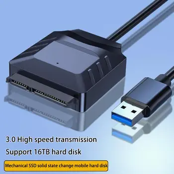 Sata para USB 3.0 Cabo Adaptador USB Para SATA 3 Cabo de Suporte de 22 Pino 2.5 3.5 inche