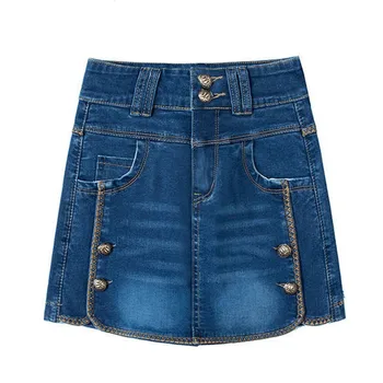 Shorts Jeans De Mulheres De Cintura Alta Slim Fêmea Azul Shorts Saias Verão Vintage Clássico Senhoras Hot Pants Shorts Ocasionais