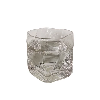 Simples Japonês Quadrado de Vidro Copo de Água Copo de Uísque Retro Mini Caneca de Café Copos de Vasos De Vidrio Cozinha de Jantar, Bar EB5BL