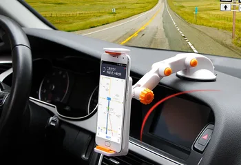 Sucção Tablet GPS do Telefone Móvel Carro Titulares Ajustável Dobrável Montagens de Stands Para Sony Xperia X XA E5 XZS,ZTE Blade V8 Mini