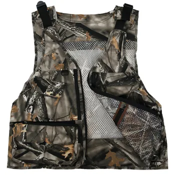 Tactical Vest Pesca Homens Multi-Funcional De Algodão Camuflagem Multi Bolso De Pesca Roupas