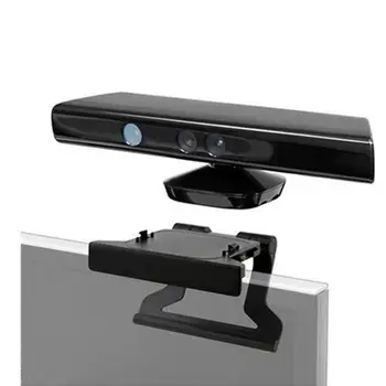 Universal TV Clip Sensor Kinect Braçadeira de Montagem Suporte de Montagem Suporte Dobrável Titular para XBOX360 Jogo de Câmera Acessórios Preto