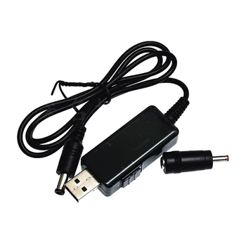 USB Boost Cabo do Conversor DC 5V para 9V 12V com 3.5x1.35mm Conector de 1A Etapa-a Potência do Transformador do Regulador de