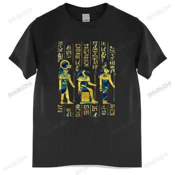 verão t-shirt shubuzhi marca teeshirt Kemet T-Shirt Antigo Egito, Núbia Hieróglifos Mês da História Negra Faraó Ii
