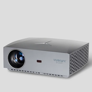 Vídeo de 1080P Projetor VIVIBRIGHT mais novo projetor de LED para o cinema 4200 lumens F40 suporte de uso ao ar livre