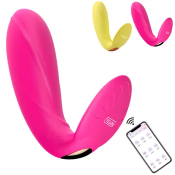 Wearable Salto Ovo Remoto G-spot Vibrador sem Fio APLICATIVO Controlado Brinquedo do Sexo para as Mulheres Vagina Massagem do sexo Feminino Estimulador de Clitóris
