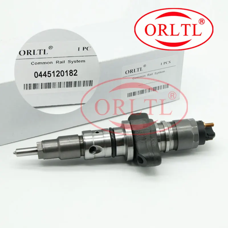 ORLTL Diesel Injetor de Combustível 0445120182 Common Rail Injetor 0 445 120 182 Motor Diesel Injector 0445 120 182 para Bosch