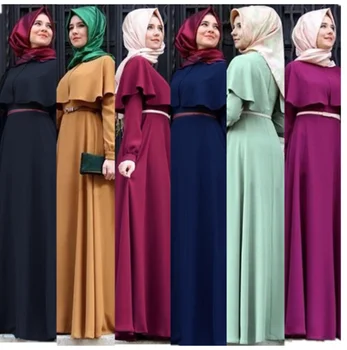 Muçulmano Vestido Longo Manto Nacional de Mulheres de Túnica Longa Saia Longa Islã